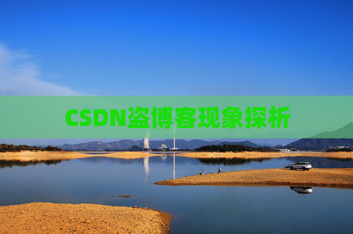 CSDN盗博客现象探析